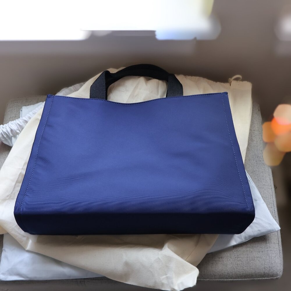 Frances Valentine The Kate Bag Womens Navy Nylon NWT Closet Staple Classic - Picture 4 of 12